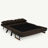 Divano letto 2 posti marrone 133x78cm - Calvin
