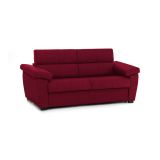 Divano letto 2 posti Seui, 185x95 h100 cm, Rosso