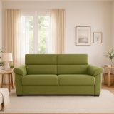 Divano letto 2 posti Seui, 185x95 h100 cm, Verde
