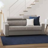 Divano letto 2 posti tortora 160x95cm - Alinia