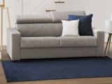Divano letto 2 posti tortora 160x95cm - Alinia