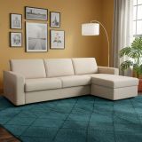Divano letto 2 posti tortora 260x95cm - Allegria