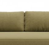 Divano Letto 2 Posti Verde Chiaro Contenitore Cuscini Sfoderabili 210x106 cm, Reclinabile - Brugnato