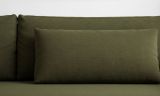 Divano Letto 2 Posti Verde Contenitore di Apertura a Libro 240x105 cm, Reclinabile - Erbezzo