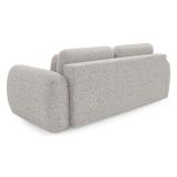 Divano Letto 3 Posti Beige Chiaro Contenitore di Apertura a Libro 266x121 cm, Reclinabile - Sessame