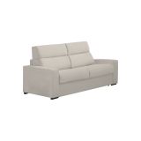 Divano Letto 3 Posti Beige Sfoderabile Contenitore 220x95 cm, Lavabile Made in Italy - Quindici