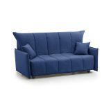 Divano letto 3 posti blu 190x90cm - Ardis
