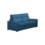 Divano letto 3 posti blu 220x95cm - Marcon