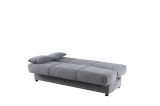 Divano letto 3 posti grigio 180x81cm - Arachide