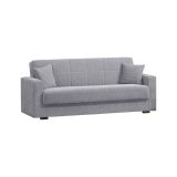 Divano letto 3 posti grigio 212x80cm - Ambrogino