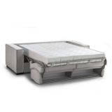 Divano letto 3 posti grigio 220x95cm - Asteroide