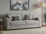 Divano letto 3 posti grigio 220x95cm - Asteroide