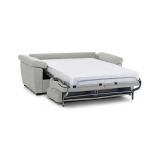 Divano letto 3 posti grigio chiaro 225x95cm - Paceco
