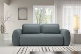Divano Letto 3 Posti Grigio Scuro Contenitore di Apertura a Libro 266x121 cm, Reclinabile - Sessame