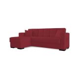 Divano letto 3 posti rosso 227x150cm - Armadillo