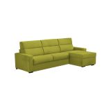 Divano letto angolare verde 280x160cm - Celleno