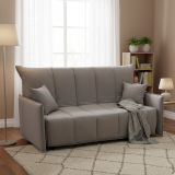 Divano letto comodo grigio 125x90cm - Ariska
