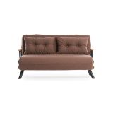 Divano letto comodo sabbia 133x78cm - Calvin