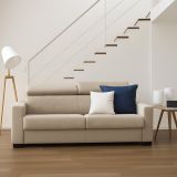 Divano letto compatto beige 200x95cm - Algo