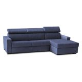Divano letto compatto blu 260x95cm - Alibella