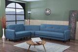 Divano letto compatto blu 302x234cm - Apo