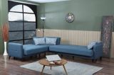 Divano letto compatto blu 302x234cm - Apo