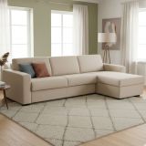 Divano letto compatto grigio 260x95cm - Allegria