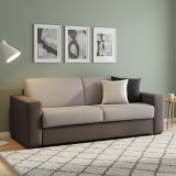 Divano letto compatto grigio e antracite 180x95cm - Asimi