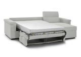 Divano Letto con Penisola Grigio Chiaro Contenitore 285x160 cm, Idrorepellente Sfoderabile Multiposizione Trasformabile in Letto Made in Italy