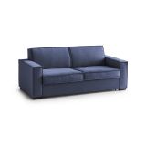 Divano letto contenitore blu 180x95cm - Alano