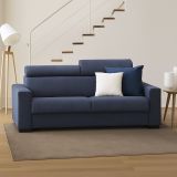 Divano letto contenitore blu 200x95cm - Algo