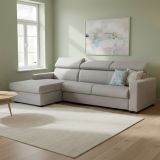 Divano letto contenitore grigio 280x95cm - Alibabah