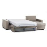 Divano letto contenitore tortora 280x95cm - Aika