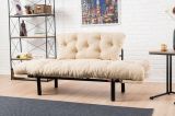 Divano letto design crema 155x70cm - Guchol