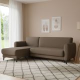 Divano letto design marrone 230x153cm - Aber