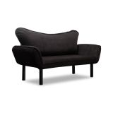 Divano letto design nero 140x65cm - Hone