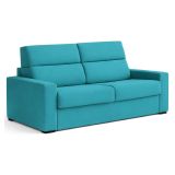 Divano letto due piazze azzurro 180x95cm - None