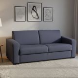 Divano letto due piazze blu 180x95cm - Asimi