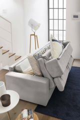 Divano letto due piazze grigio 260x95cm - Albenga