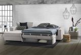 Divano letto due piazze grigio 260x95cm - Albenga