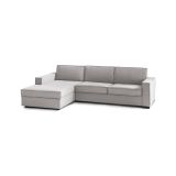 Divano letto due piazze grigio 280x95cm - Allaida