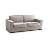 Divano letto due piazze tortora 220x95cm - Asteroide