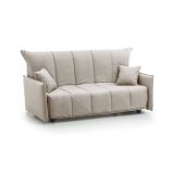 Divano letto elegante beige 150x90cm - Alaric