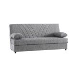 Divano letto in legno grigio 181x81cm - Apicella