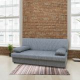 Divano letto in legno grigio 181x81cm - Apicella
