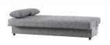 Divano letto in legno grigio 181x81cm - Apicella