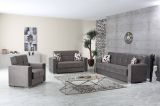 Divano letto in legno grigio 226x85cm - Arbano