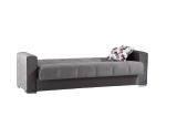 Divano letto in legno grigio 226x85cm - Arbano