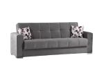 Divano letto in legno grigio 226x85cm - Arbano