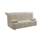 Divano letto in legno massello beige 165x90cm - Antal